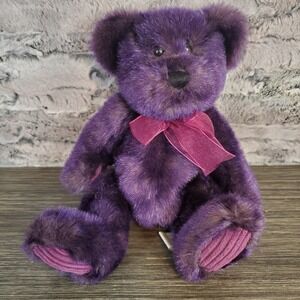 First & Main Bordeaux Purple Teddy Bear 9" Plush Stuffed Animal